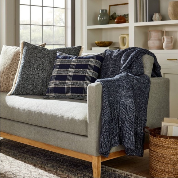 Studio McGee Bedding Chunky Knit Throw Blanket Threshold Designed
